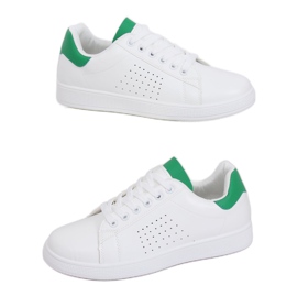 Sneakers da donna bianche e verdi LV101P Green bianca verde