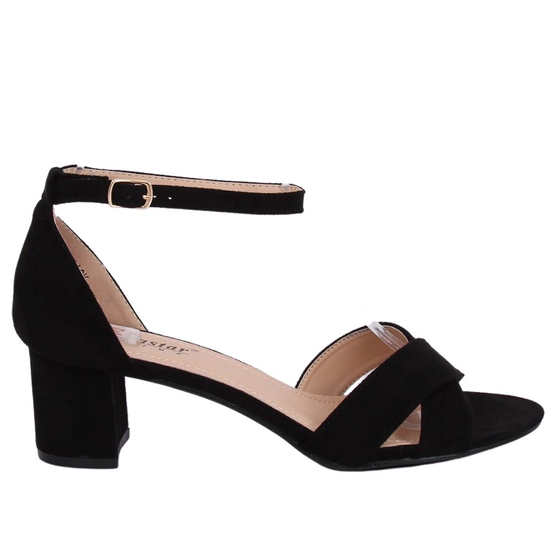 Sandali neri con tacco alto F189P Black nero