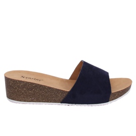 Pantofole blu navy G186P Navy