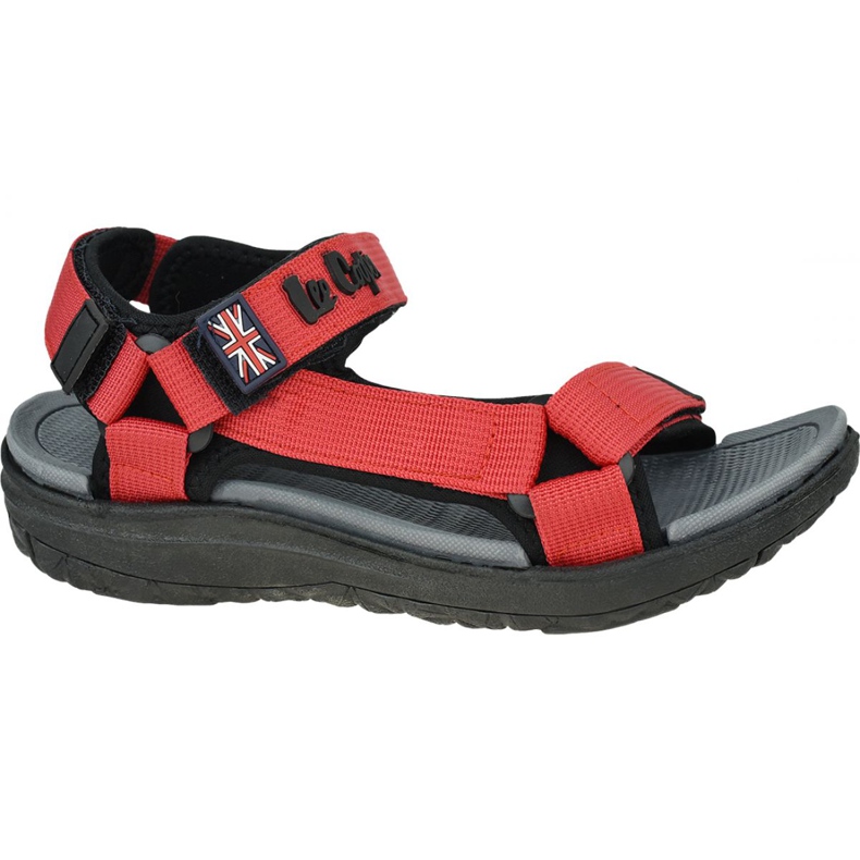 Sandali da donna Lee Cooper LCWL-20-34-014 nero rosso