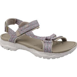 Skechers Go Walk Outdoors W 14644-TPE Sandali beige grigio multicolore