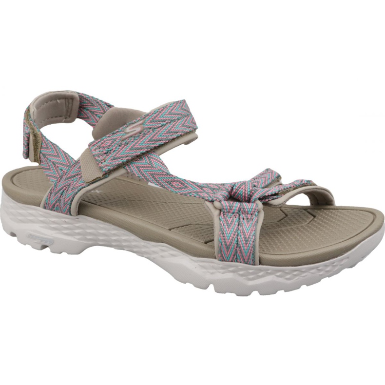 Skechers Go Walk Outdoors W 14644-TPE Sandali beige grigio multicolore
