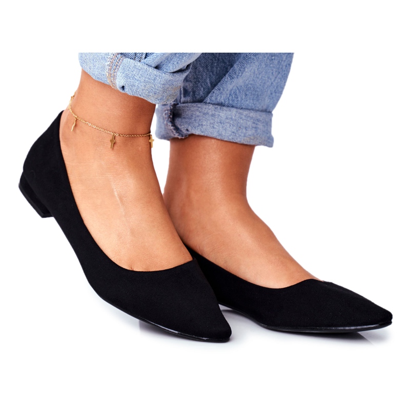 EVE Ballerine Donna Scamosciato Nere Westley nero
