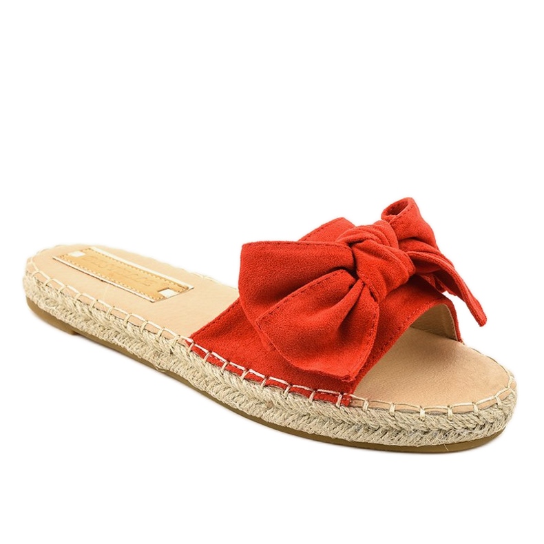 Infradito rosse con fiocco A648-ESP-1 rosso