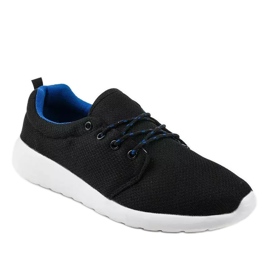 Scarpe sportive da uomo nere YFM-71A nero