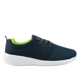 Scarpe sportive da uomo blu navy YFM-71B
