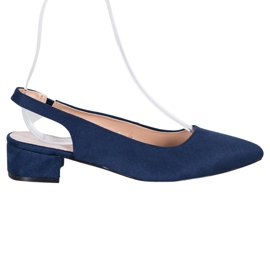 Goodin Décolleté Con Tacco Scoperto blu navy