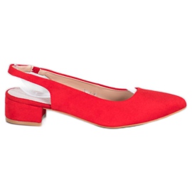 Goodin Décolleté Con Tacco Scoperto rosso