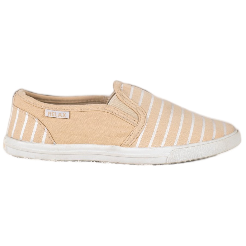 Balada Slip On Beige Con Righe