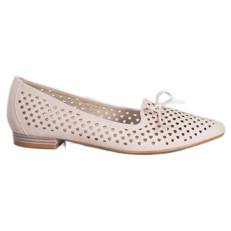 Goodin Eleganti ballerine traforate beige