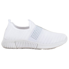 SHELOVET Scarpe sportive slip-on bianco