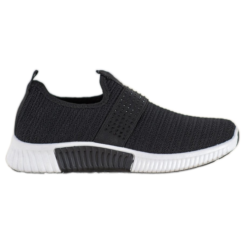 SHELOVET Scarpe sportive slip-on nero