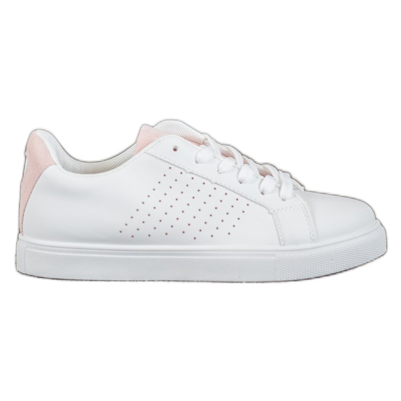 SHELOVET Scarpe Bianche Con Inserti In Pelle Scamosciata bianca