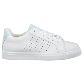 SHELOVET Scarpe Bianche Con Inserti In Pelle Scamosciata bianca