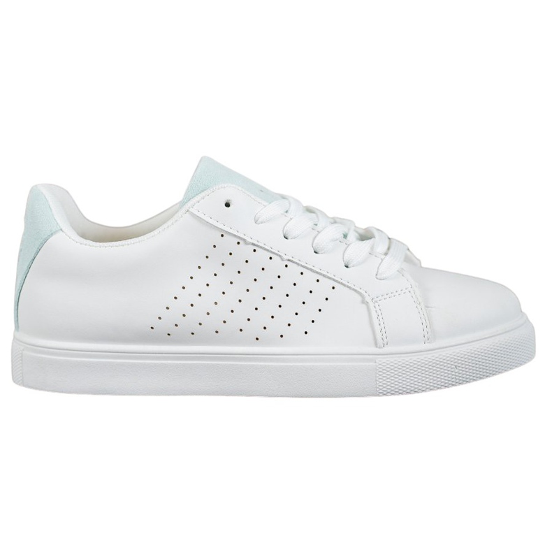 SHELOVET Scarpe Bianche Con Inserti In Pelle Scamosciata bianca
