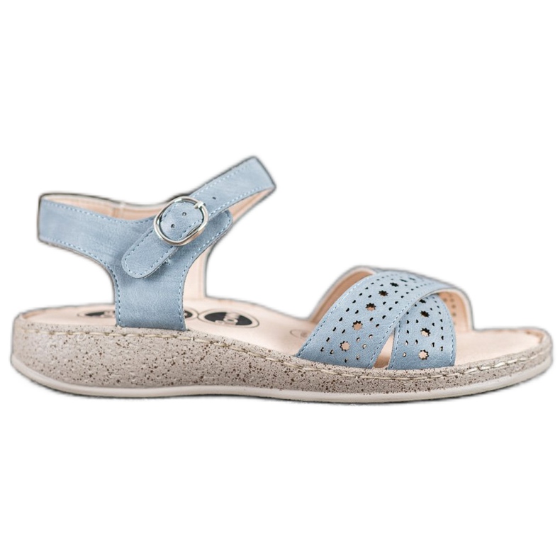 SHELOVET Sandali leggeri sulla piattaforma blu