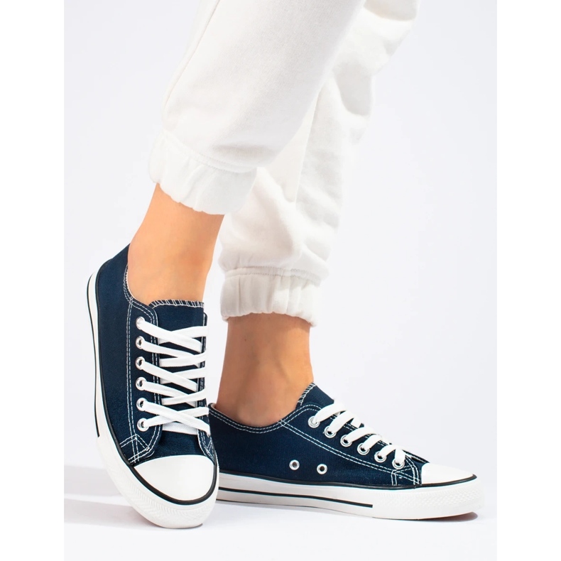 J. Star Classiche scarpe da ginnastica blu scuro