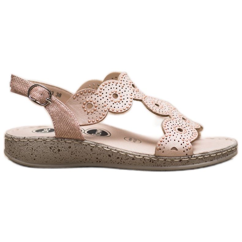 SHELOVET Sandali eleganti sulla piattaforma beige
