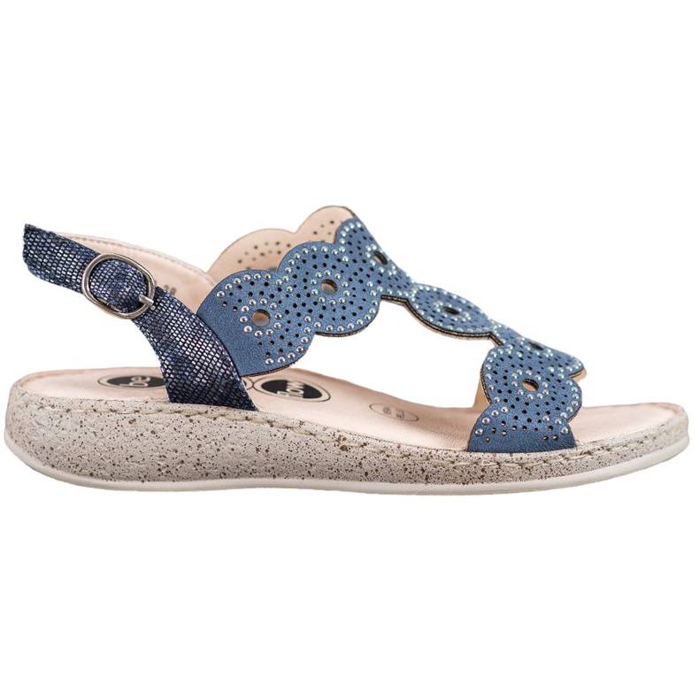 SHELOVET Sandali eleganti sulla piattaforma blu