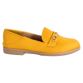 SHELOVET Signori in pelle scamosciata giallo