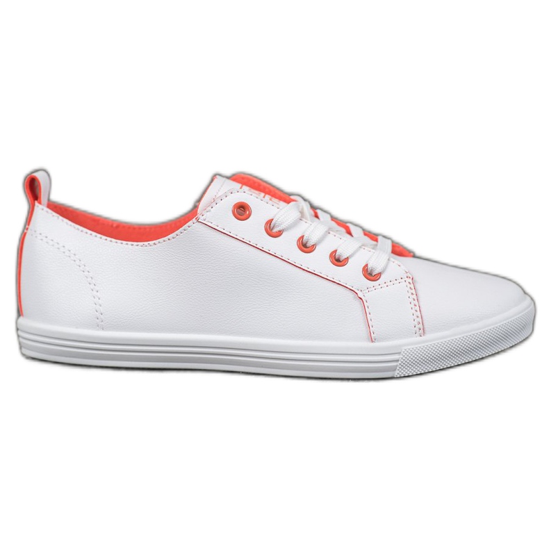 Ideal Shoes Scarpe sportive di moda bianca