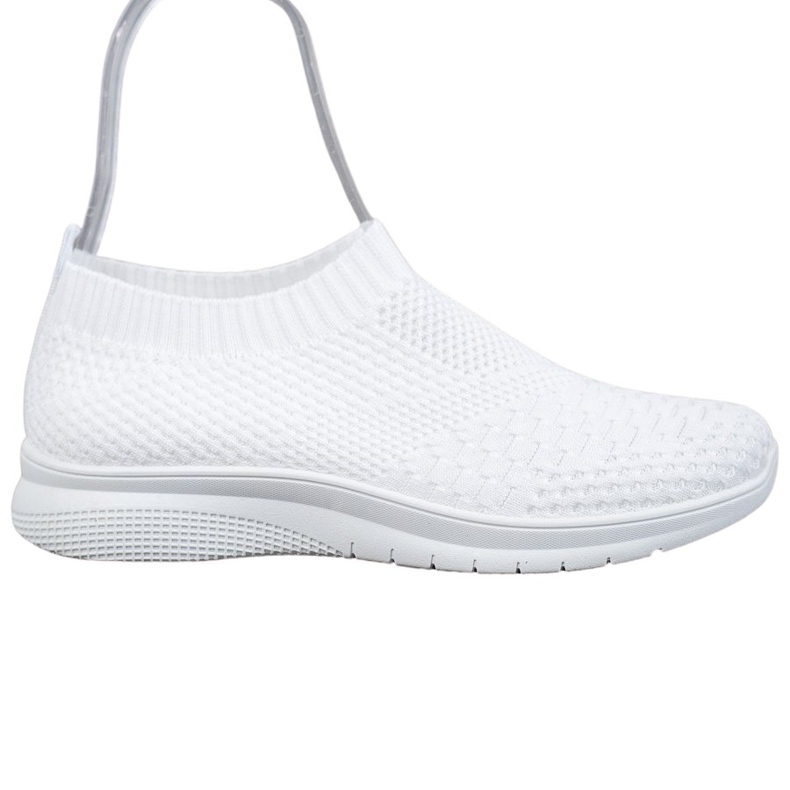 SHELOVET Scarpe da ginnastica senza lacci bianca