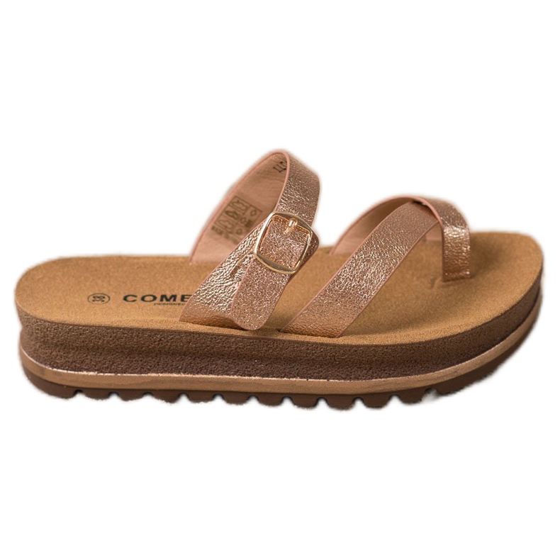 Comer Pantofole sulla piattaforma della moda giallo