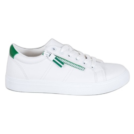 SHELOVET Sneakers Bianche Con Cerniera bianco
