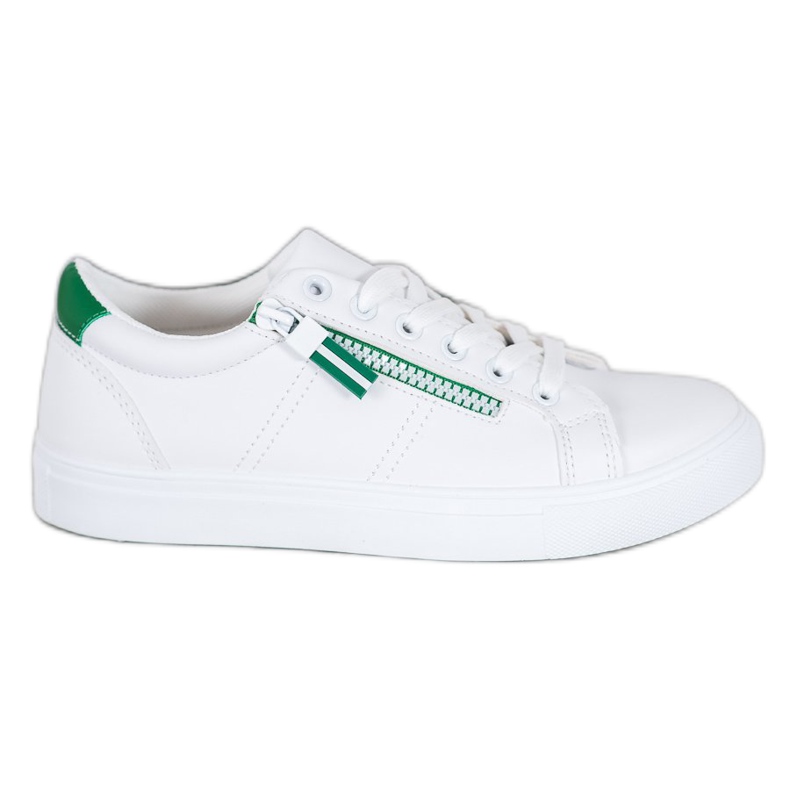 SHELOVET Sneakers Bianche Con Cerniera bianca