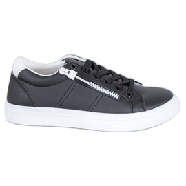 SHELOVET Sneakers Nere Con Cerniera nero