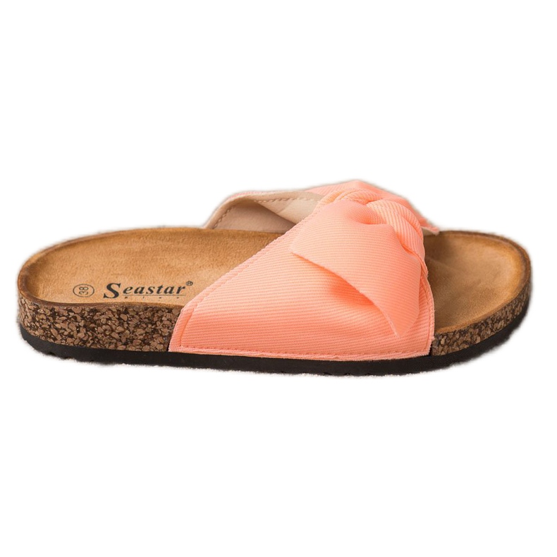 Seastar Pantofole Al Neon Con Fiocco arancia
