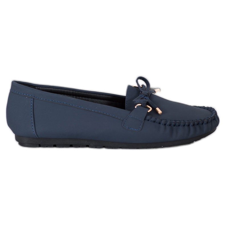 Diamantique Mocassini in ecopelle blu navy
