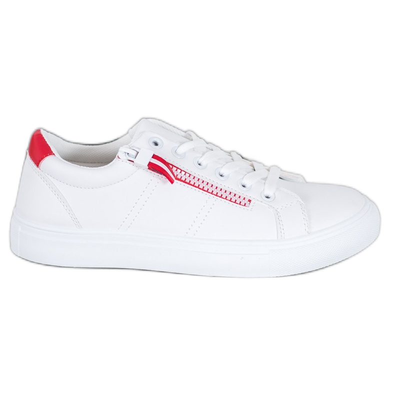 SHELOVET Sneakers Bianche Con Cerniera bianca
