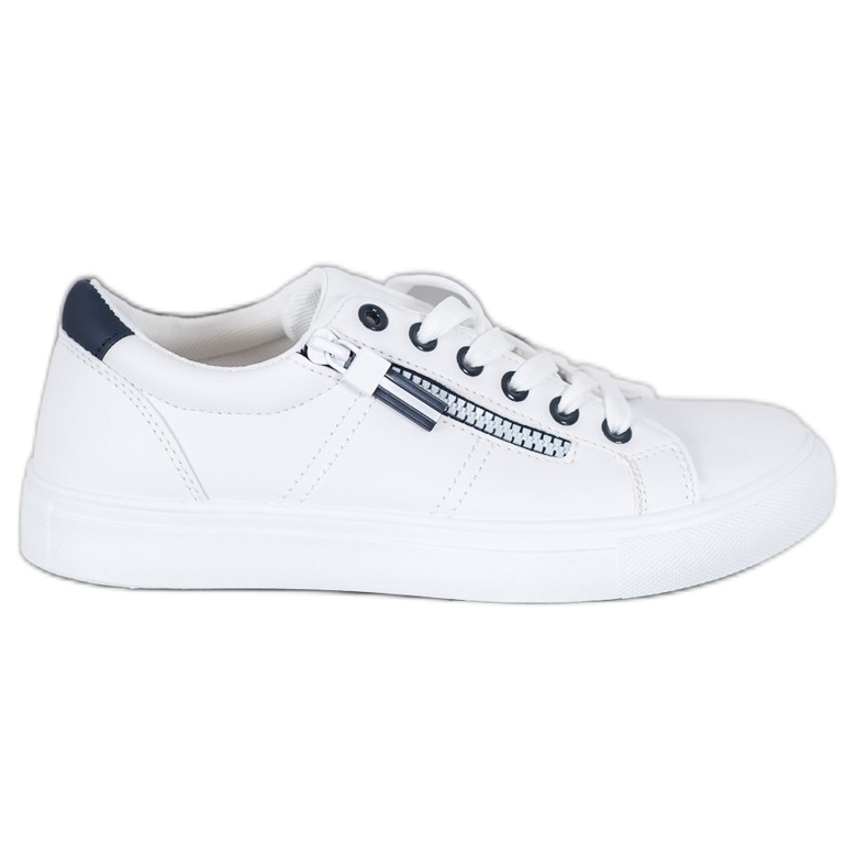 SHELOVET Sneakers Bianche Con Cerniera bianca