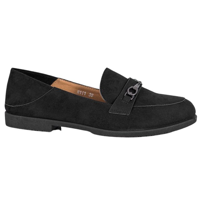 SHELOVET Signori in pelle scamosciata nero