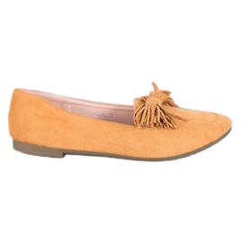 Nio Nio Mocassini con frange marrone