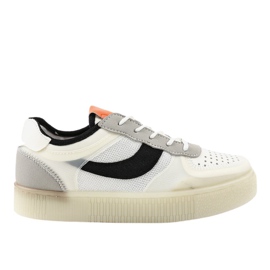 Scarpe sportive bianche sneakers LA51P bianco multicolore