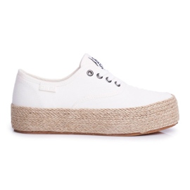Espadrillas da donna Big Star White FF274143 bianco