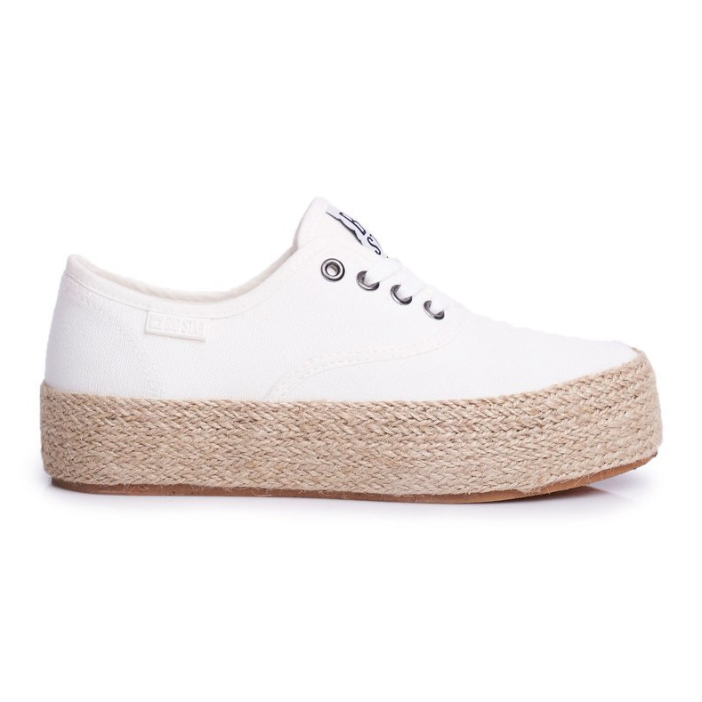 Espadrillas da donna Big Star White FF274143 bianca