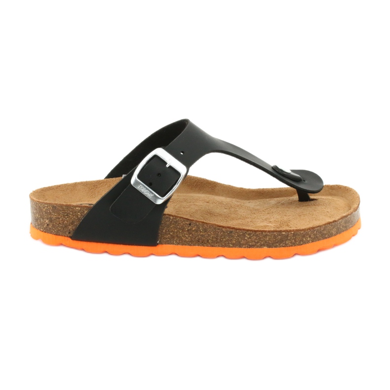 Pantofole mediche BIOX Gerona nere nero arancia