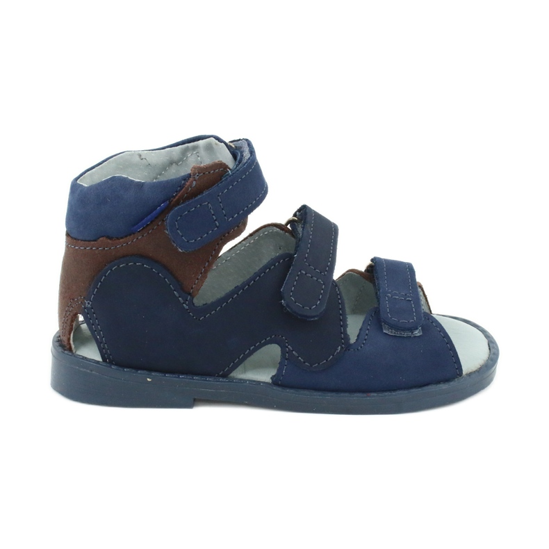 Sandali preventivi alti Mazurek 291, blu navy e marrone