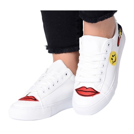 Scarpe Sportive da Donna Toppe Bianche RedMouth bianco