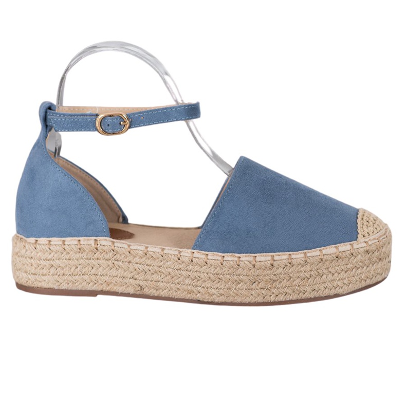SHELOVET Espadrillas Con Fibbia blu