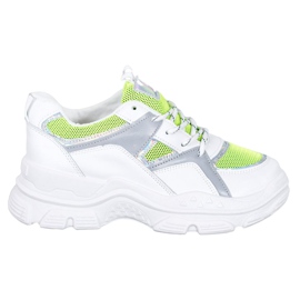 Sweet Shoes Scarpe da ginnastica legate bianco verde