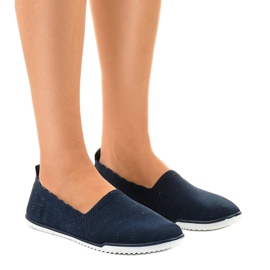 Sneakers slip-on blu navy GF-HJS12-2