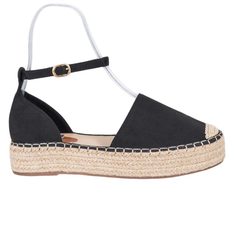 SHELOVET Espadrillas Con Fibbia nero
