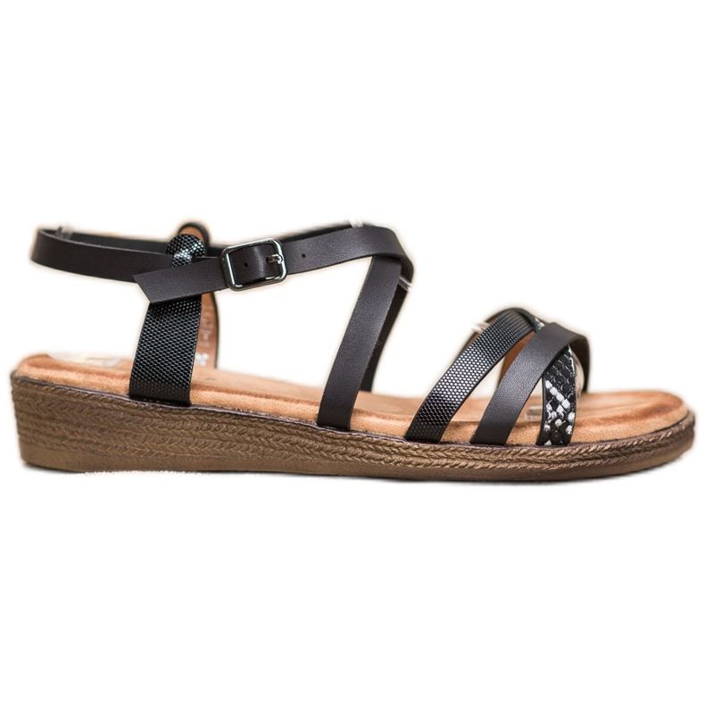 Small Swan Eleganti sandali neri nero