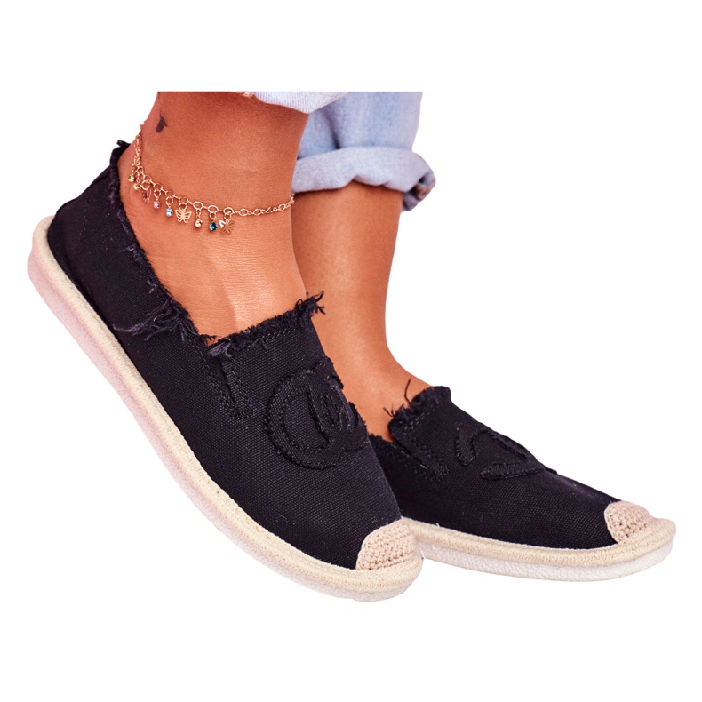 PS1 Espadrillas da donna Flaure Black nero