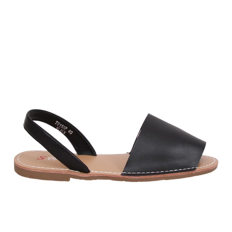 Sandali neri da donna TU150P Black nero
