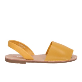 Sandali miele da donna TU150P Giallo